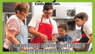 8 Ways Shared Activities Build Lasting Intergenerational Bonds. Photo of grandma watching 3 kids mix pancake batter together by Los Muertos Crew via Pexels.