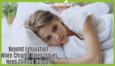 Beyond Exhaustion: When Chronic Sleep Issues Need Clinical Support. Photo of woman hugging a white pillow by Vitaly Gariev via Pexels.
