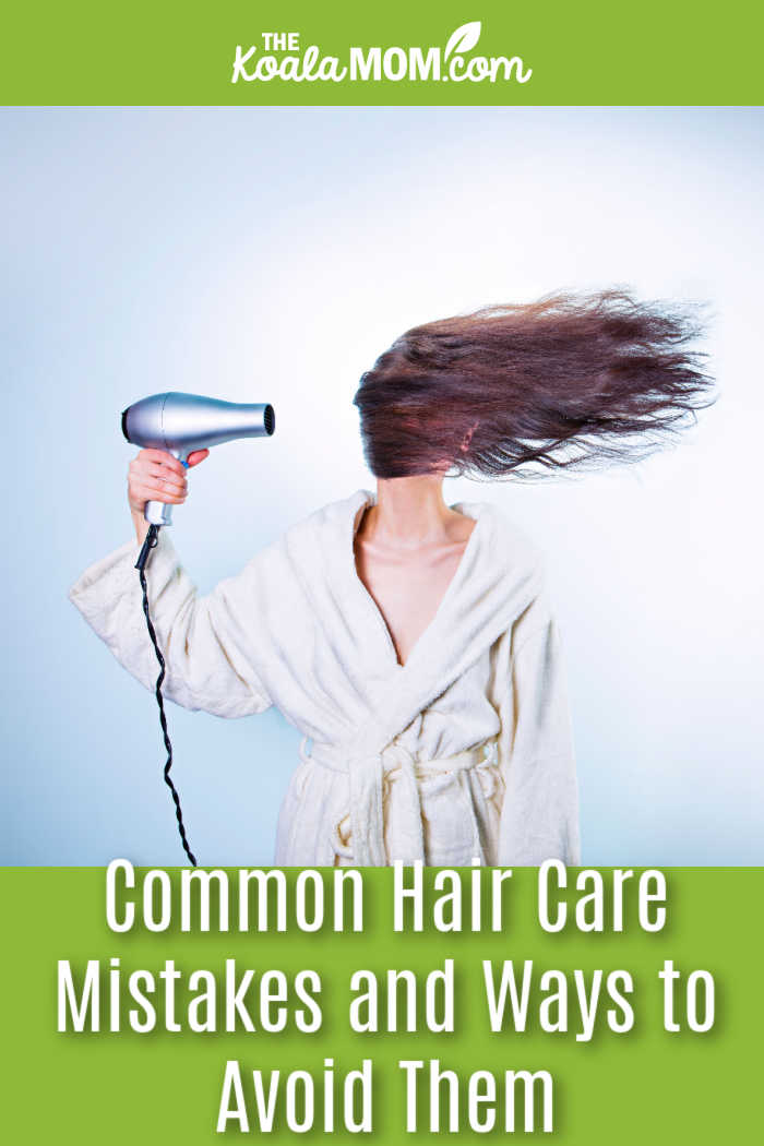 Common Hair Care Mistakes and Ways to Avoid Them. Photo of woman blowing her hair across her face with a blow dryer by Gratisography via Pexels.