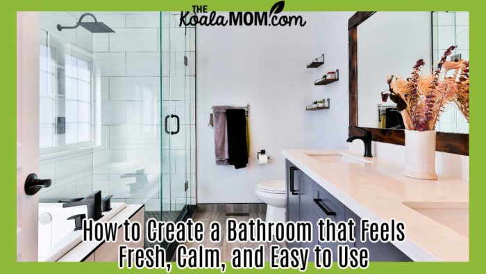 How to Create a Bathroom that Feels Fresh, Calm, and Easy to Use. Photo of modern white bathroom by Lotus Design N Print via Unsplash.