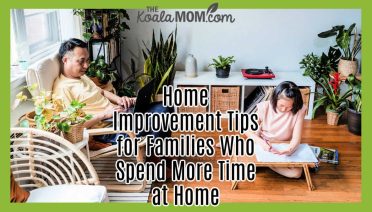 Home Improvement Tips for Families Who Spend More Time at Home. Photo of Asian dad and daughter working side-by-side in a small living room by Annushka Ahuja via Pexels.