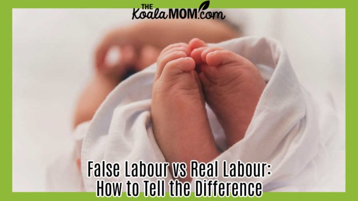 False Labour vs Real Labour: How to Tell the Difference. Photo of baby feet wrapped in a blanket by Luma Pimentel via Unsplash.