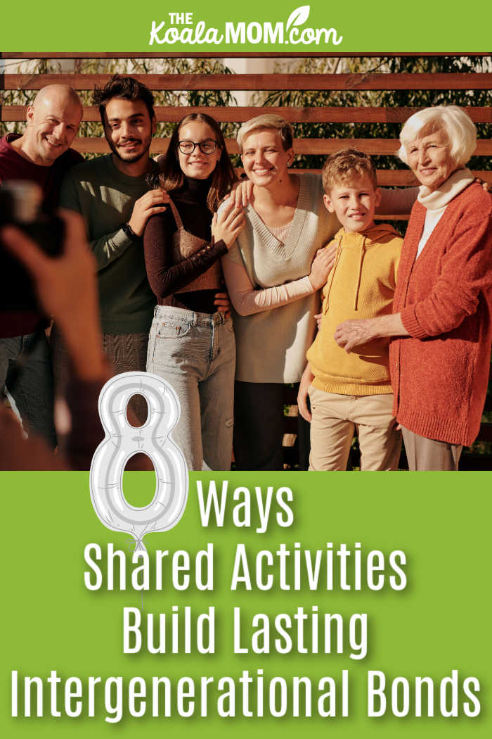 8 Ways Shared Activities Build Lasting Intergenerational Bonds. Photo of grandparents posing with grandkids by Askar Abayev via Pexels.