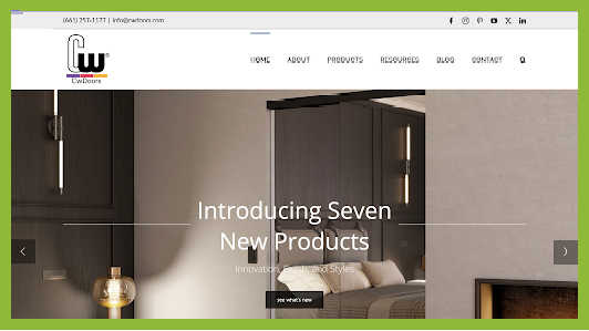 Contractors Wardrobe website screenshot.