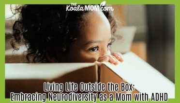 Living Life Outside the Box: Embracing Neurodiversity as a Mom with ADHD. Photo of cute girl with curly black hair peeking out of cardboard box by cottonbro studio via Pexels.