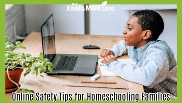 Online Safety Tips for Homeschooling Families. Photo of black boy smiling at his laptop computer screen by Katerina Holmes via Pexels.