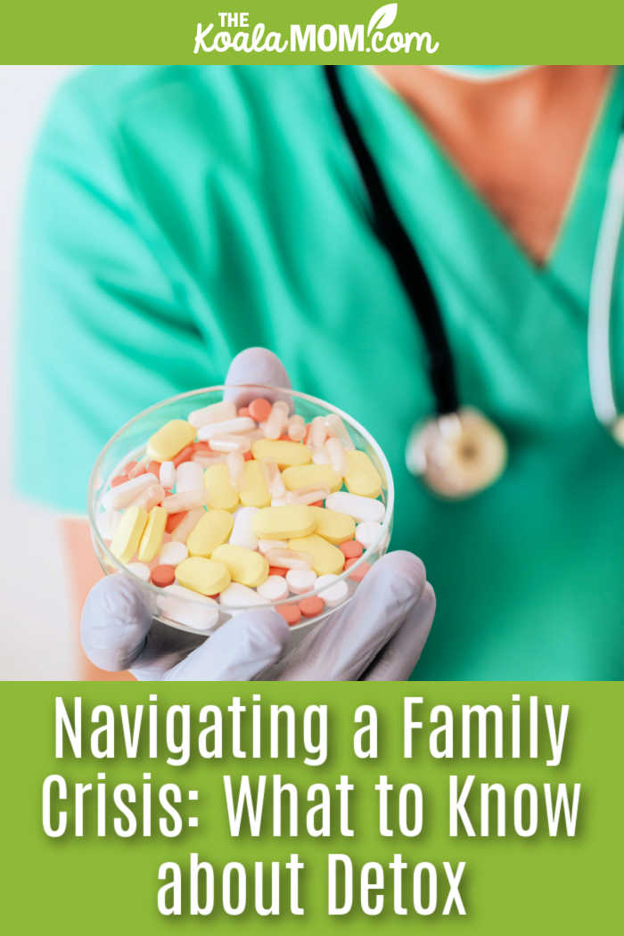 Navigating a Family Crisis: What to Know about Detox. Photo of green-gowned doctor holding out a bowl of pills by www.kaboompics.com via Pexels.